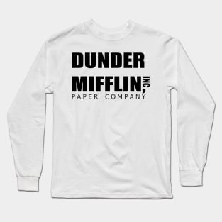 The office - dunder mifflin logo - tv show Long Sleeve T-Shirt